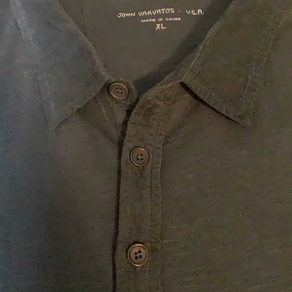 John Varvatos USA Short Sleeve Navy Polo Shirt, XL - Picture 5 of 6